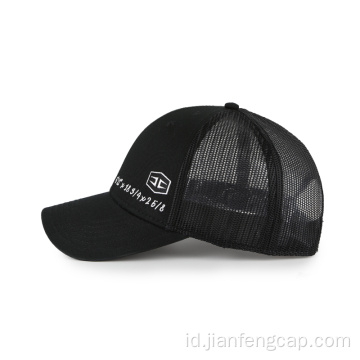 60% katun 40% polyester topi baseball bordir sederhana